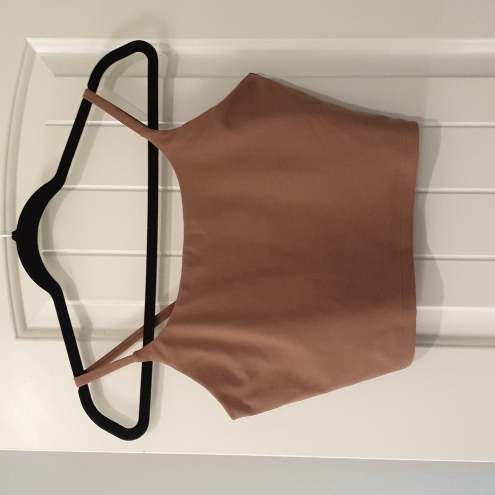 Avia Brown Crop Top Size 2 X